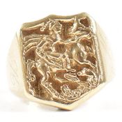 HALLMARKED 9CT GOLD SIGNET RING