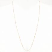 9CT ROSE GOLD FANCY LINK CHAIN NECKLACE