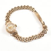 HALLMARKED 9CT GOLD ACCURIST WRISTWATCH