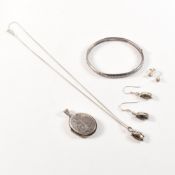 COLLECTION OF 925 SILVER JEWELLERY