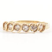 14CT GOLD & CZ RING