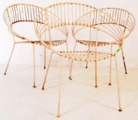 GROUP OF THREE VINTAGE 20TH CENTURY SATELLITE CHAIRS