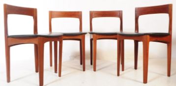 NATHAN - FOUR MID CENTURY TEAK DINING CHAIRS