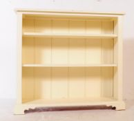 VINTAGE 20TH CENTURY OAK PAINTED BOOKCASE