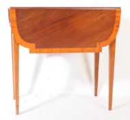 EDWARDIAN EARLY 20TH CENTURY INLAID DROP LEAF TABLE