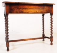 EARLY 20TH CENTURY BRITISHER OAK WRITING TABLE DESK