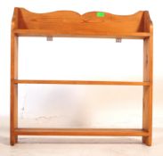 VICTORIAN FARMHOUSE PINE OPEN WINDOW BOOKCASE