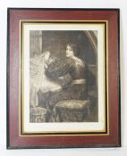 LATE VICTORIAN GICLEE PRINT 'PENELOPE'