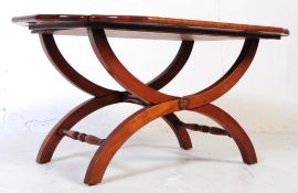 20TH CENTURY BURR WALNUT BUTLERS / TRAY TABLE STAND