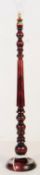 REPRODUCTION BEDPOST CONSTRUCTED FLOOR STANDING LAMP
