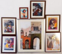 ROSINA WACHTMEISTER (1939) - COLLECTION OF SEVEN PRINTS