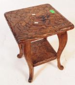 MANNER OF LIBERTY - JAPANESE CARVED OCCASIONAL TABLE