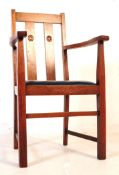 EARLY 20TH CENTURY OAK ARTS & CRAFTS DINING CHAIR