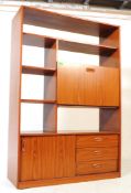 1970S TEAK WOOD ROOM DIVIDER BY SCHREIBER