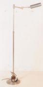 20TH CENTURY CHROMED STANDARD LAMP