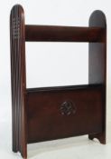 EARLY 20TH CENTURY ART DECO MAGAZINE RACK / STAND