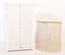 RETRO MID 20TH CENTURY LLOYD LOOM MANNER CABINEY