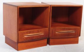 G-PLAN - FRESCO RANGE - MATCHING PAIR OF TEAK BEDSIDES
