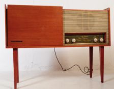 RETRO MID 20TH CENTURY TEAK MUSIC STEREOGRAM