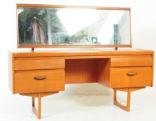 BRITISH MODERN DESIGN - RETRO MID CENTURY TEAK DRESSING TABLE