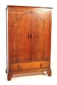 1930S ART DECO LINEN HOUSEKEEPERS CUPBOARD TALLBOY