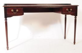 GEORGE III REVIVAL MAHOGANY WRITING TABLE DESK