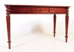 REGENCY REVIVAL GEORGE III MAHOGANY LIBRARY WRITING DESK