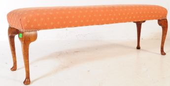 QUEEN ANNE REVIVAL DUET PIANO STOOL