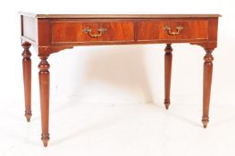 GEORGE III REVIVAL MAHOGANY WRITING TABLE / DESK