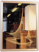 MID CENTURY 1970S WALL MIRROR