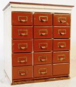 EARLY 20TH CENTURY GWR PAINTED FILING CABINET