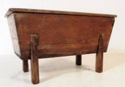 19TH CENTURY FRENCH PINE DOUGH TROUGH