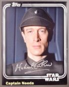 STAR WARS - MICHAEL CULVER - CAPT NEEDA - 11X14
