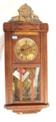 1920S ENGLISH BRISTOL MERCHANT VENTURERS OAK 8-DAY WALL CLOCK