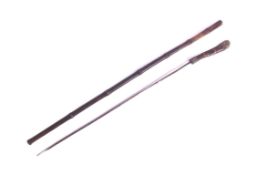 EARLY 20TH CENTURY WALKING STICK WITH CONCEALED BLADE