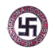 WWII SECOND WORLD WAR NSDAP LAPEL PIN BADGE