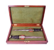 19TH CENTURY SET OF SCOTTISH HIGHLAND DIRKS