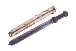 20TH CENTURY AFRICAN MACHETE KNIFE