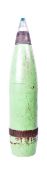 VINTAGE BRITISH 105MM HOWITZER PROJECTILE