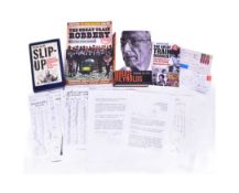 THE GREAT TRAIN ROBBERY - ITEMS FROM RONNIE BIGGS' ESTATE