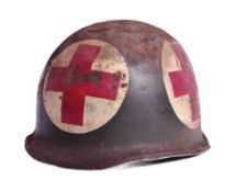 WWII SECOND WORLD WAR UNITED STATES ARMY M1 MEDICS HELMET