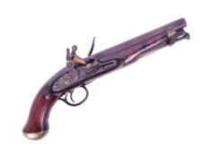 EARLY 19TH CENTURY WILLIAM IV NEW LAND PATTERN FLINTLOCK PISTOL