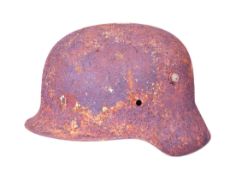 WWI FIRST WORLD WAR GERMAN M17 STEEL COMBAT HELMET