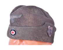 WWII SECOND WORLD WAR GERMAN ARMY OVERSEAS SIDE CAP