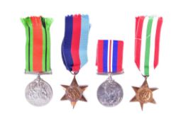 WWII SECOND WORLD WAR MEDAL GROUP