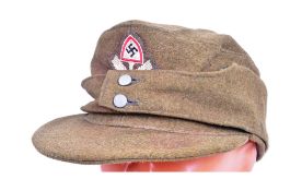 WWII SECOND WORLD WAR GERMAN LABOUR CORPS M43 FIELD CAP