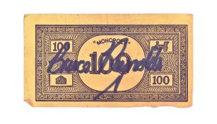 THE GREAT TRAIN ROBBERY - ORIGINAL MONOPOLY NOTE FROM THE ROBBER'S SET
