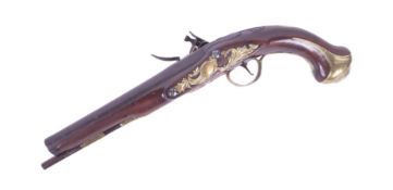 18TH CENTURY FLINTLOCK PISTOL - KETLAND OF BIRMINGHAM