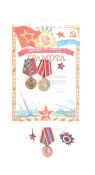 SOVIET RUSSIAN UNION PATRIOTIC WAR & JUBILEE MEDALS