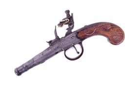 18TH CENTURY FLINTLOCK PISTOL - JOINER LONDON